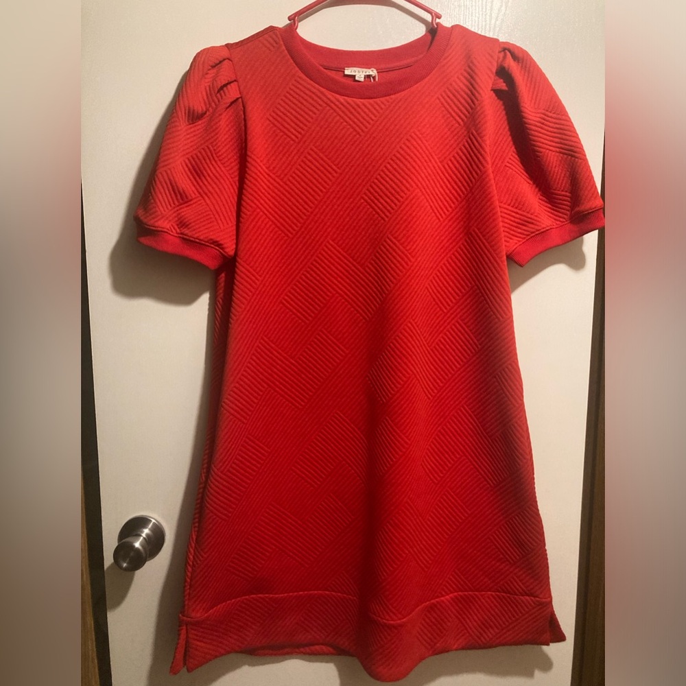 JODIFL Bold Red Mini Dress